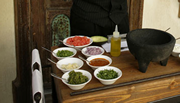 Guacamole being made table side at The Mission