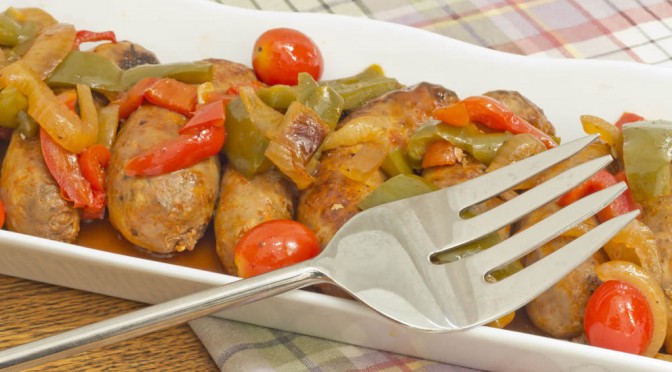 Sausage With Peppers & Onions